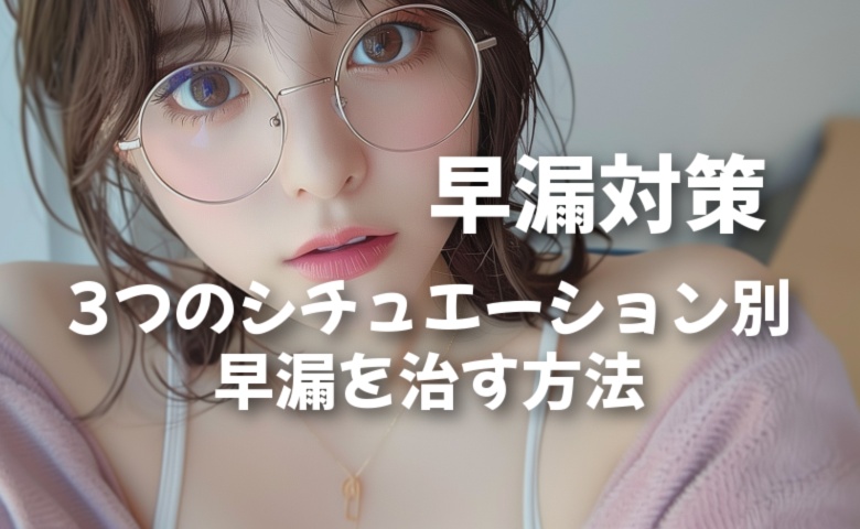 早漏対策！3つのシチュエーション別、早漏を治す方法