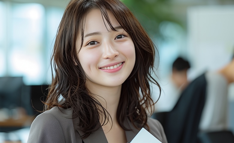 柔軟にスタッフ対応をする担当者の画像