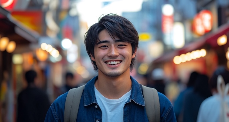 20代の若い男性の画像