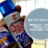 台湾入国で「蚊がいなくなるスプレー」の機内持ち込みは可能？